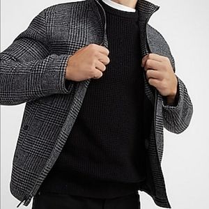 Express NWOT Plaid wool-blend Jacket